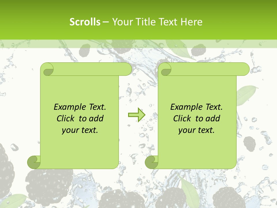 Birthday Food Cup PowerPoint Template