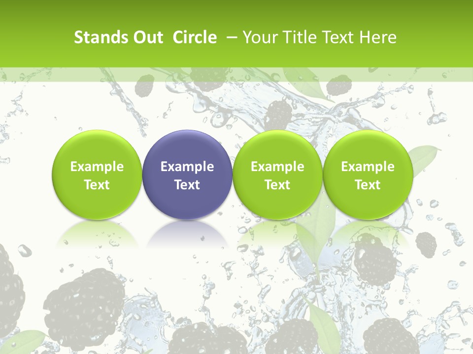 Birthday Food Cup PowerPoint Template