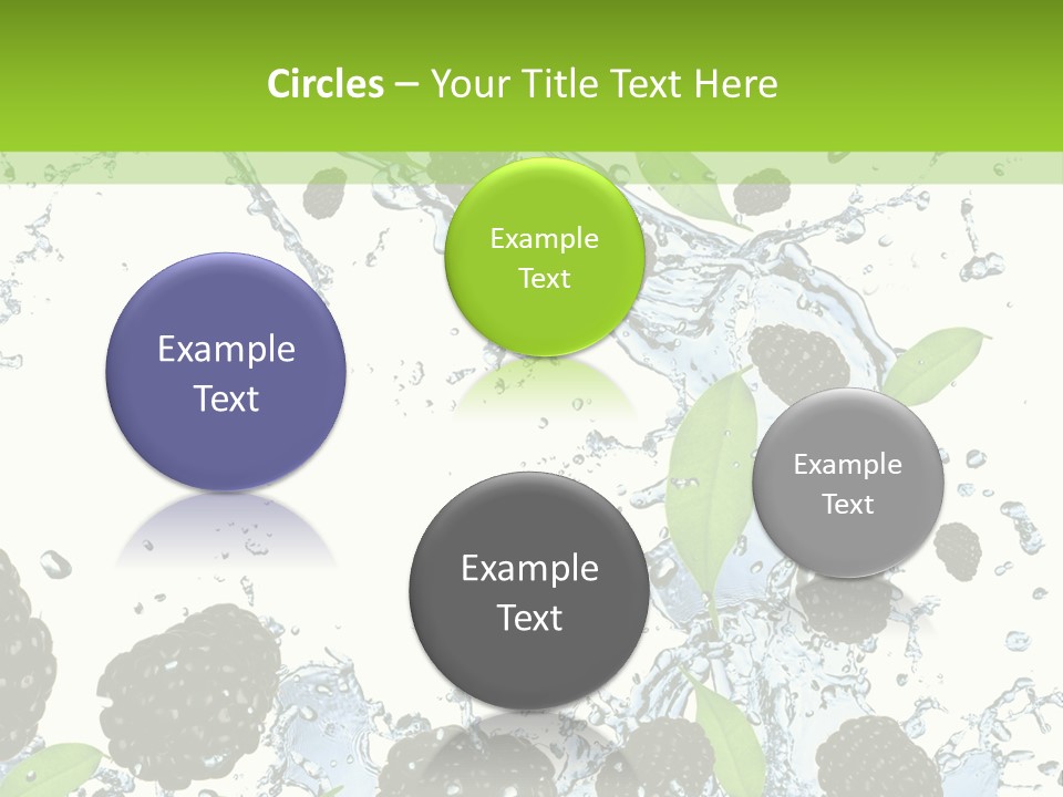 Birthday Food Cup PowerPoint Template