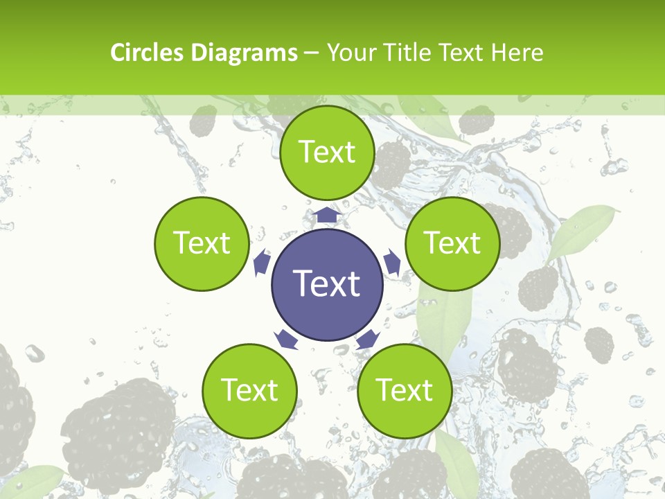 Birthday Food Cup PowerPoint Template