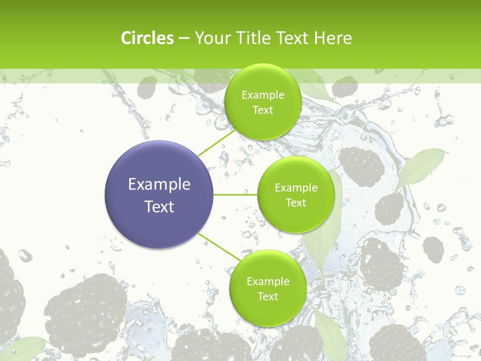 Birthday Food Cup PowerPoint Template