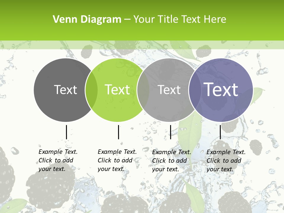 Birthday Food Cup PowerPoint Template