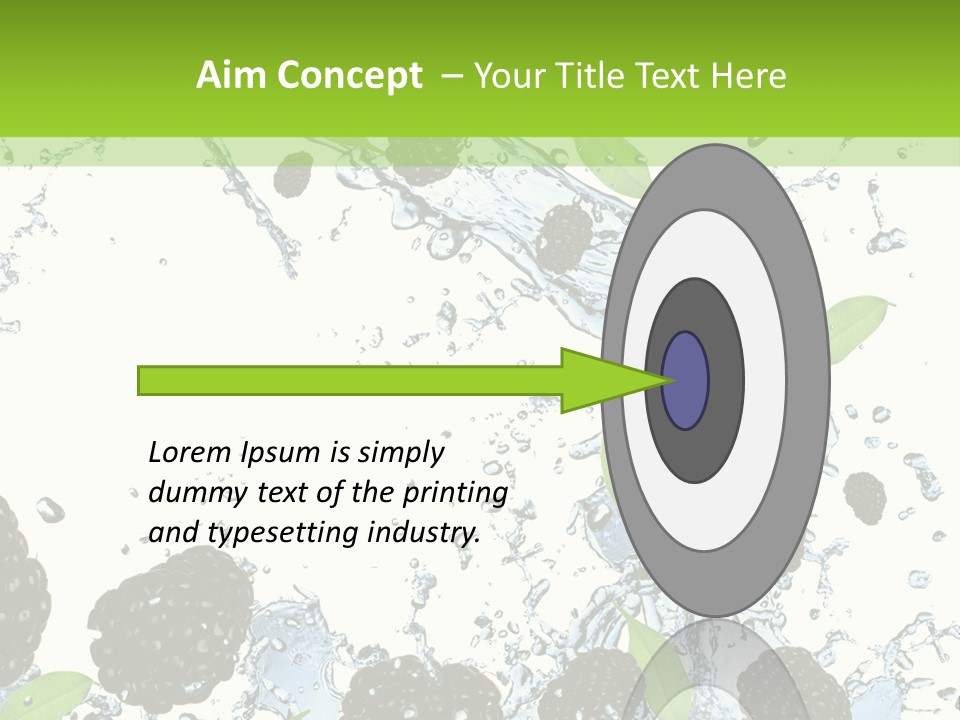 Birthday Food Cup PowerPoint Template