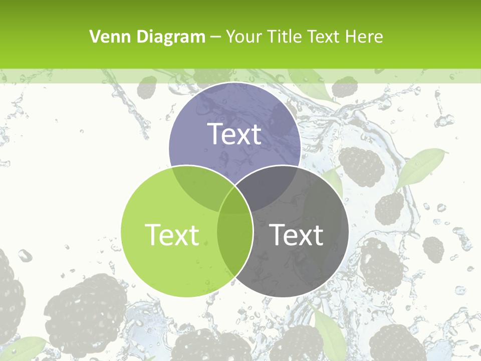 Birthday Food Cup PowerPoint Template