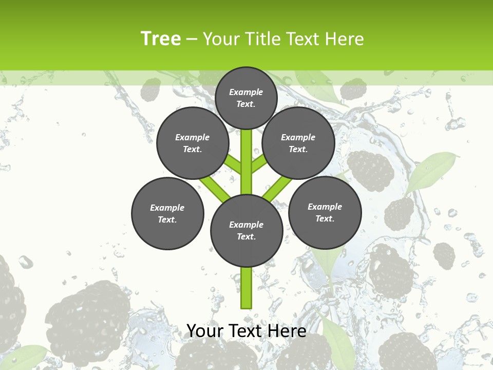 Birthday Food Cup PowerPoint Template