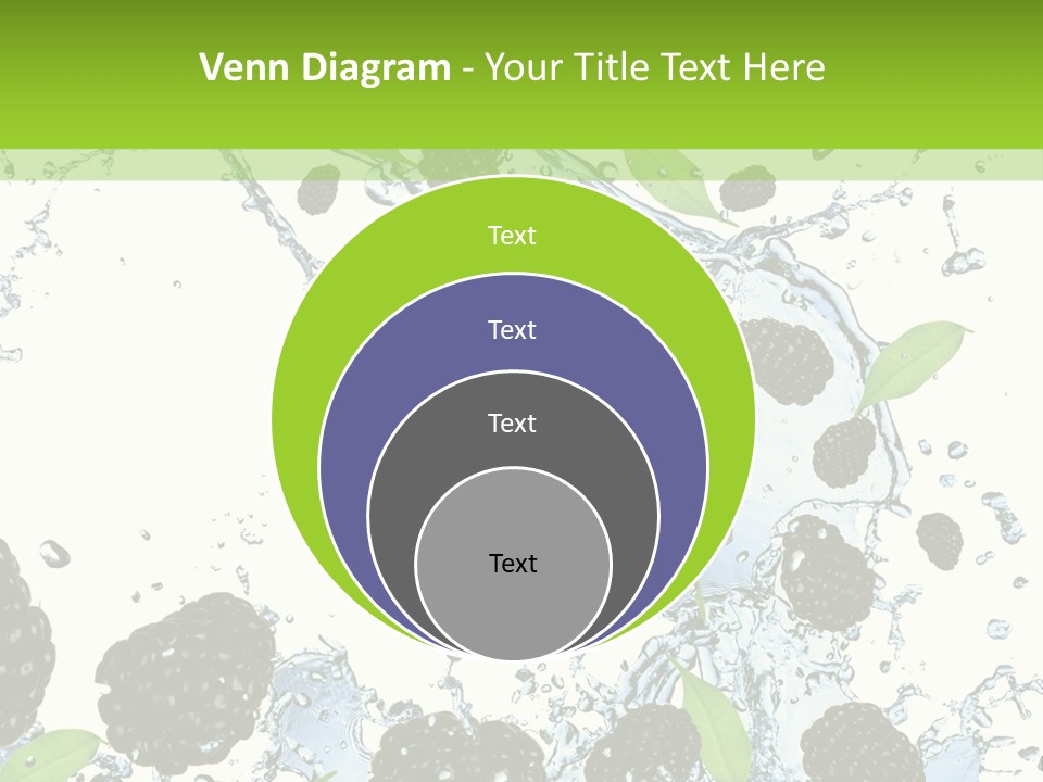 Birthday Food Cup PowerPoint Template