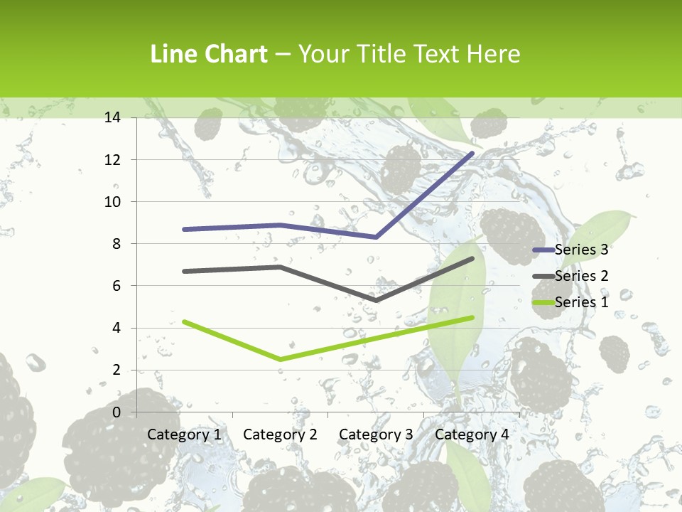 Birthday Food Cup PowerPoint Template