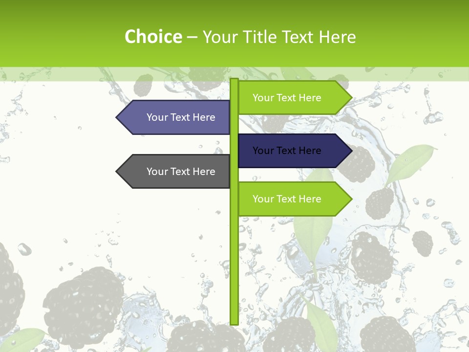 Birthday Food Cup PowerPoint Template