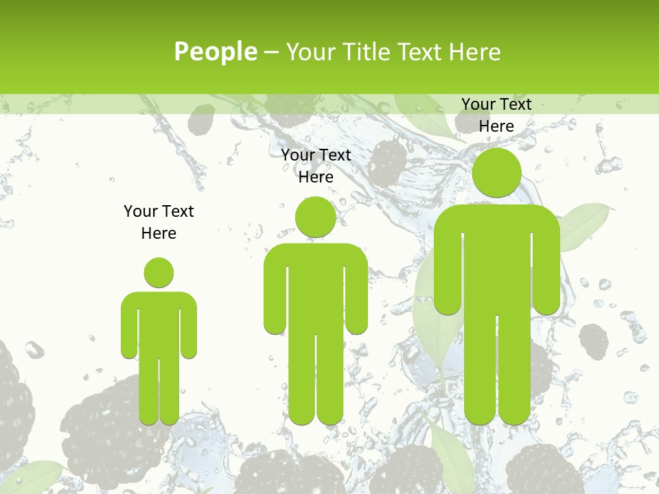 Birthday Food Cup PowerPoint Template