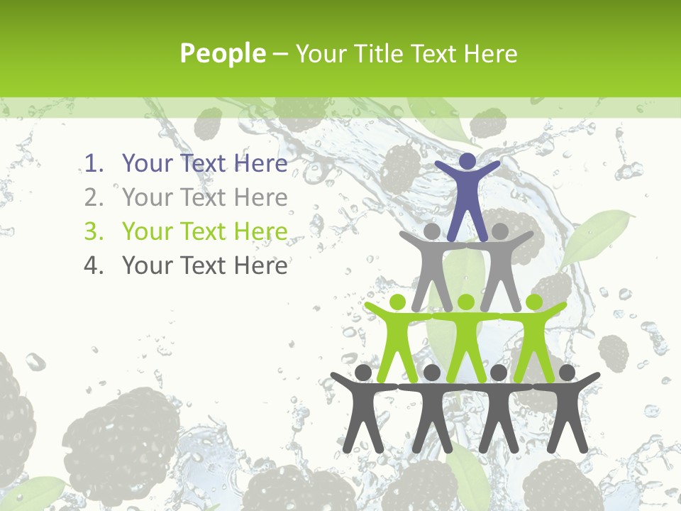 Birthday Food Cup PowerPoint Template