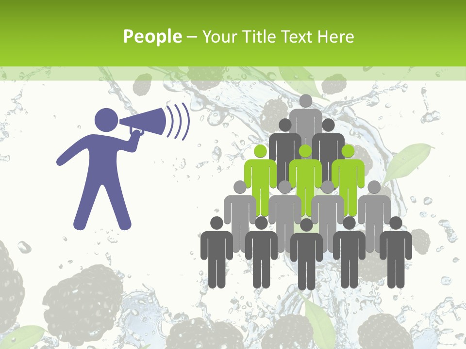 Birthday Food Cup PowerPoint Template