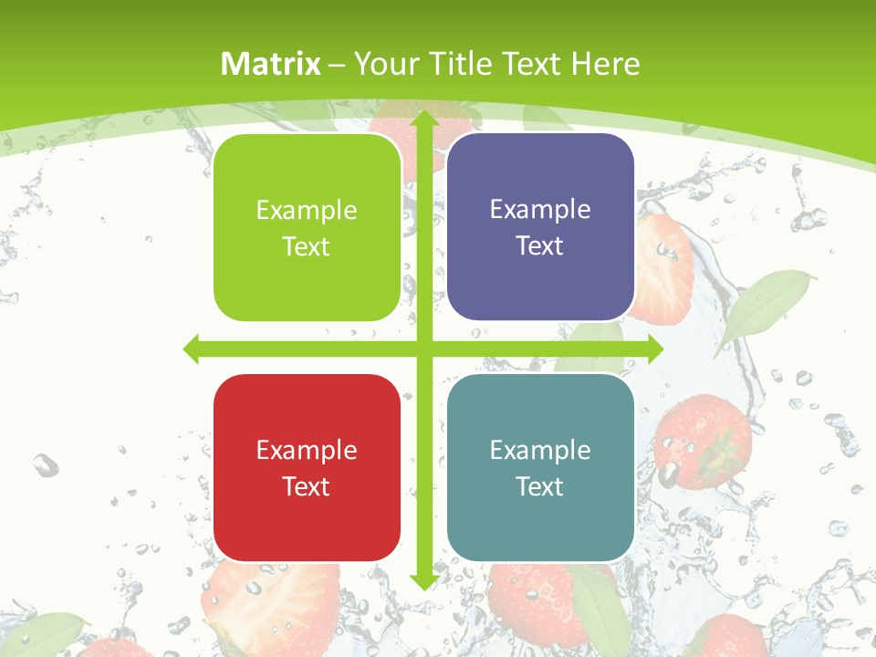 Baked Fruit Gourmet PowerPoint Template