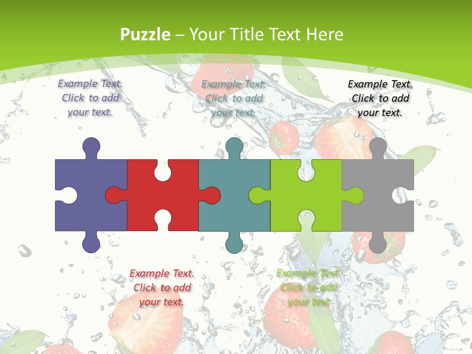 Baked Fruit Gourmet PowerPoint Template