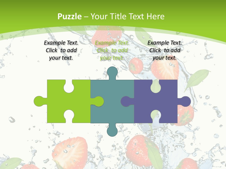 Baked Fruit Gourmet PowerPoint Template