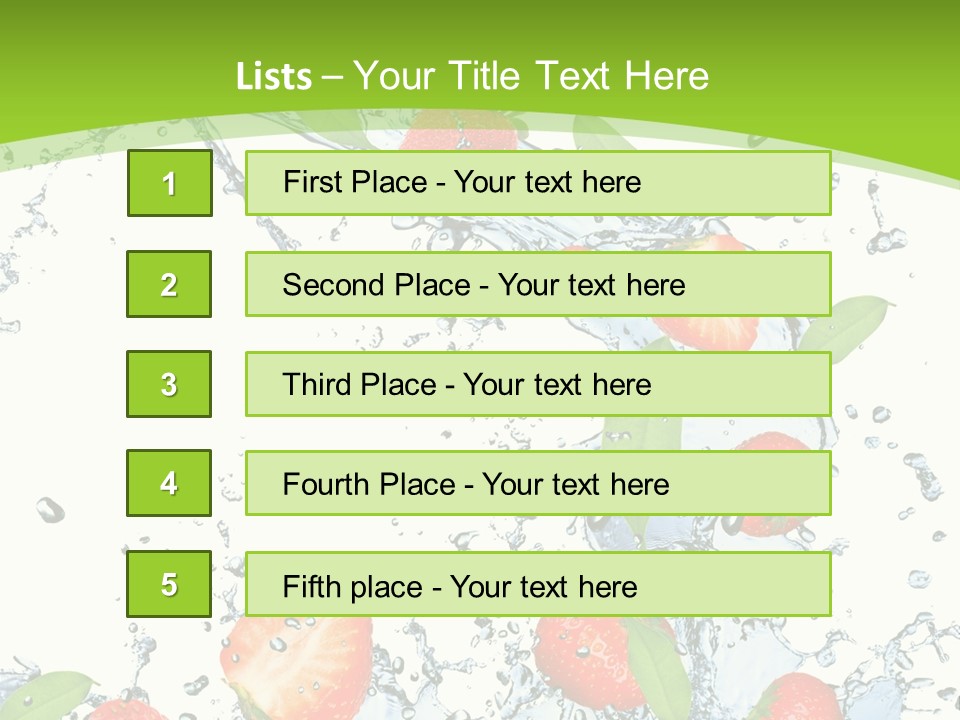 Baked Fruit Gourmet PowerPoint Template