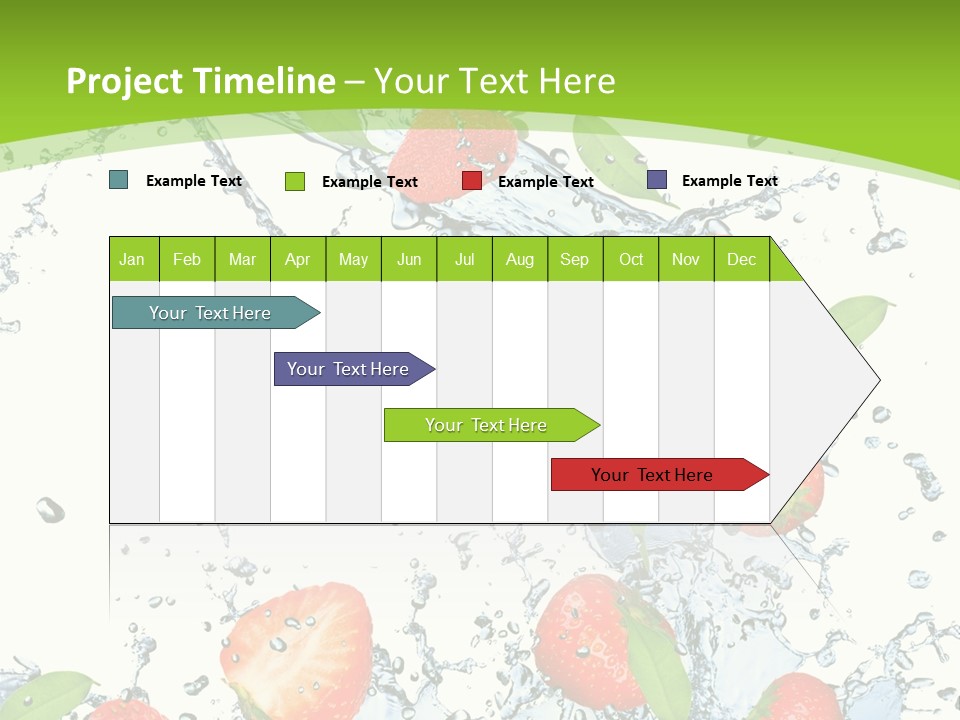 Baked Fruit Gourmet PowerPoint Template