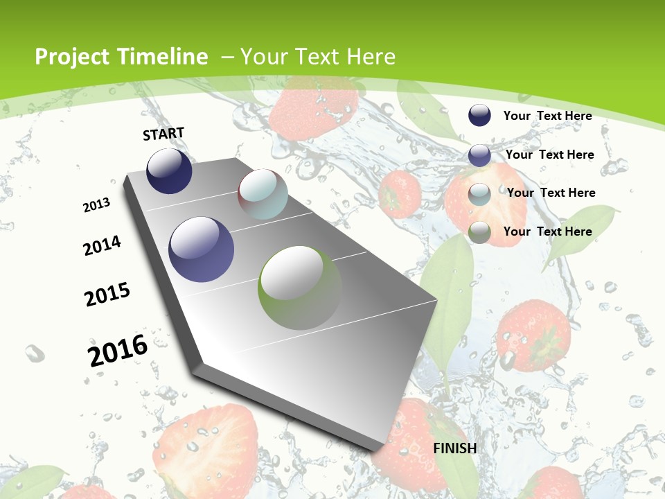 Baked Fruit Gourmet PowerPoint Template