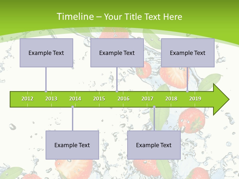 Baked Fruit Gourmet PowerPoint Template