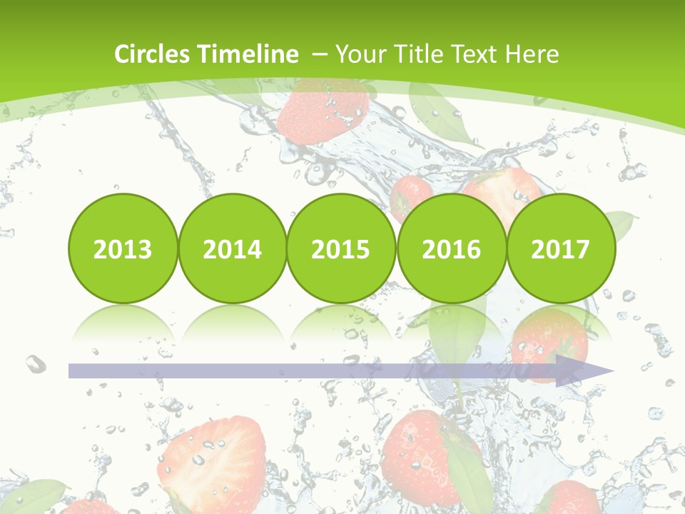 Baked Fruit Gourmet PowerPoint Template