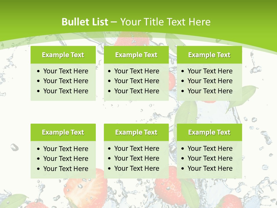 Baked Fruit Gourmet PowerPoint Template