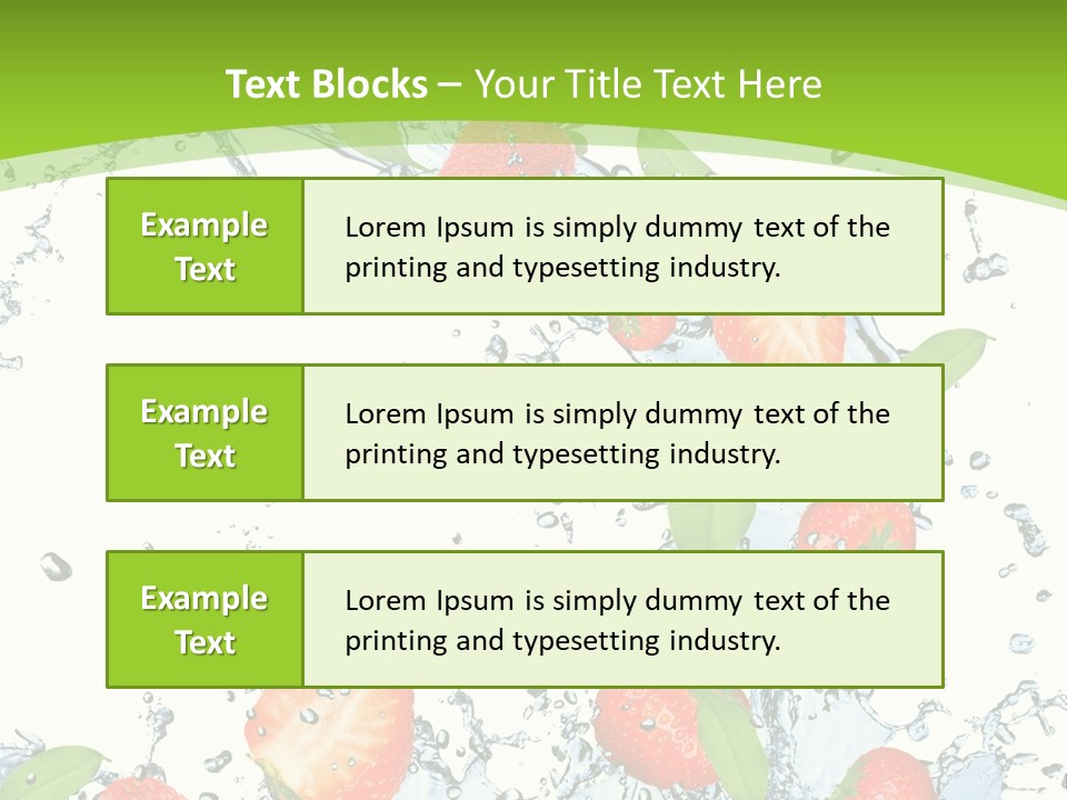 Baked Fruit Gourmet PowerPoint Template