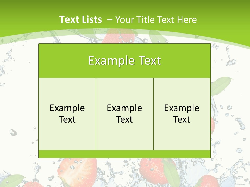 Baked Fruit Gourmet PowerPoint Template