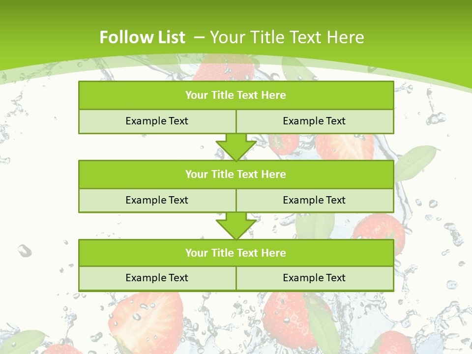 Baked Fruit Gourmet PowerPoint Template