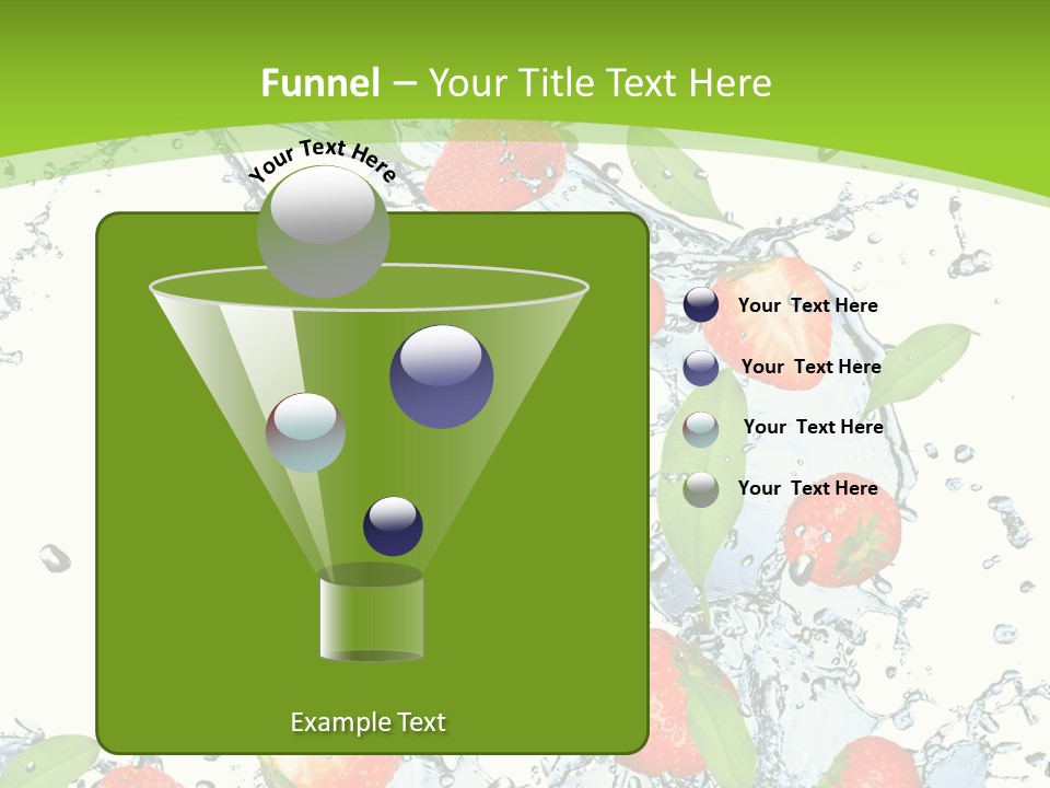 Baked Fruit Gourmet PowerPoint Template