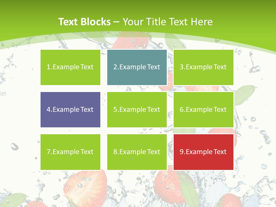 Baked Fruit Gourmet PowerPoint Template