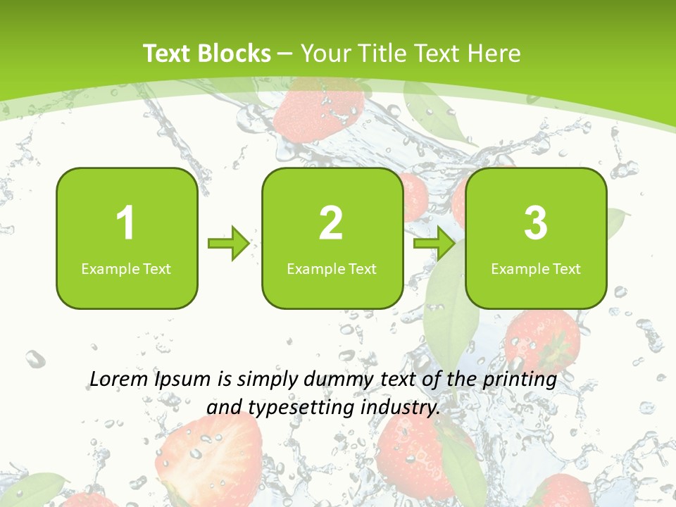 Baked Fruit Gourmet PowerPoint Template