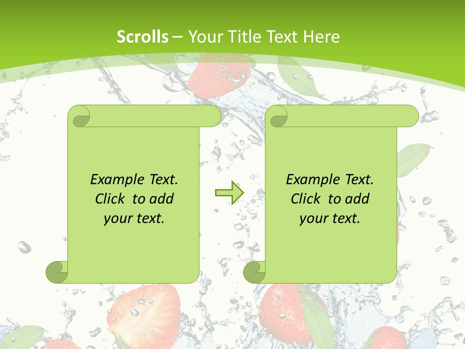 Baked Fruit Gourmet PowerPoint Template