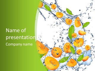 Napkin Sweet Tart PowerPoint Template