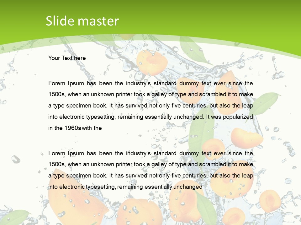 Napkin Sweet Tart PowerPoint Template