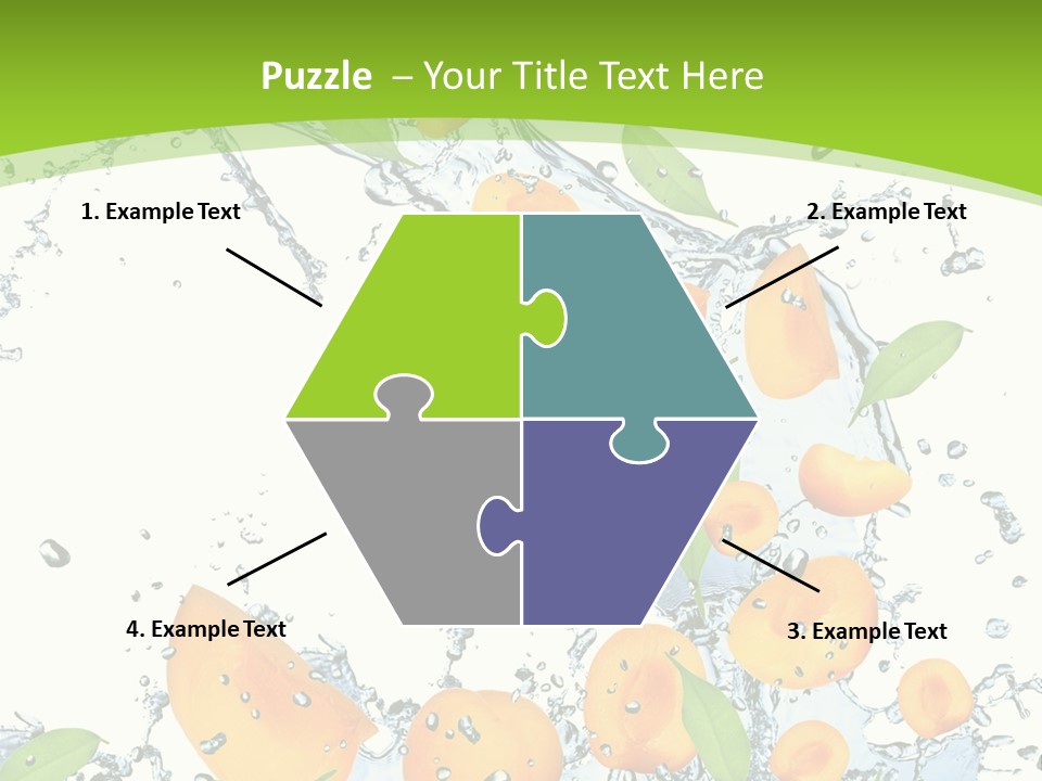 Napkin Sweet Tart PowerPoint Template