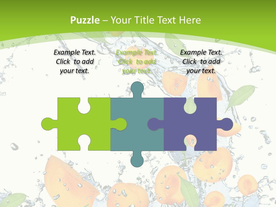 Napkin Sweet Tart PowerPoint Template