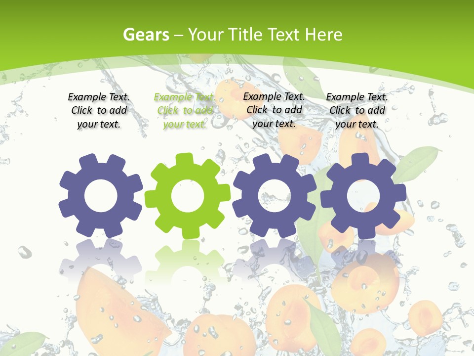 Napkin Sweet Tart PowerPoint Template