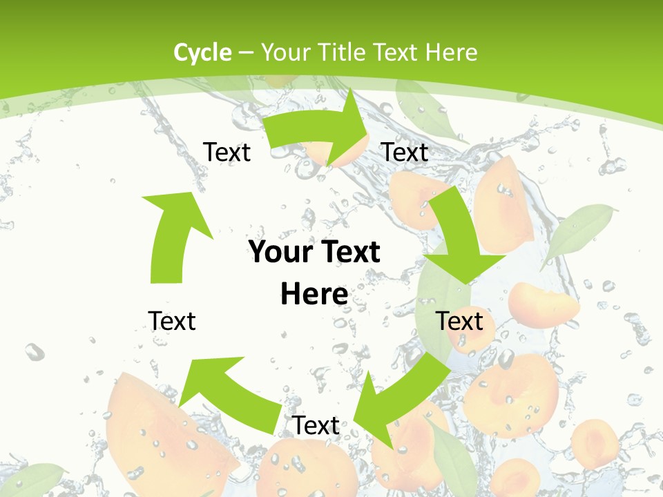 Napkin Sweet Tart PowerPoint Template