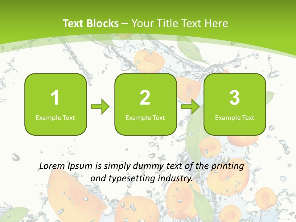 Napkin Sweet Tart PowerPoint Template