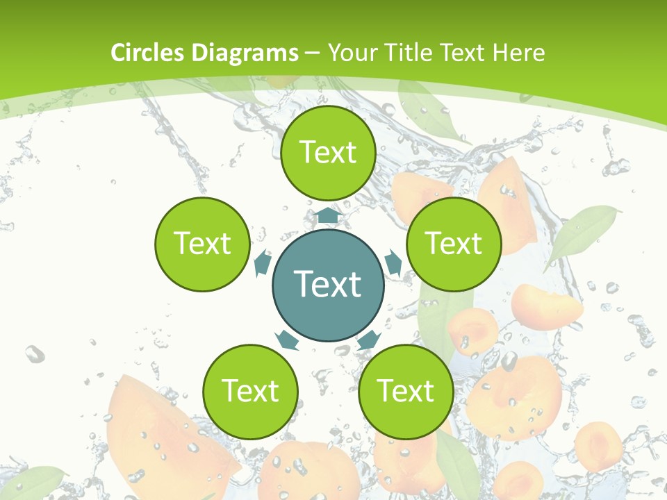 Napkin Sweet Tart PowerPoint Template