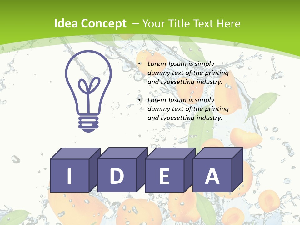 Napkin Sweet Tart PowerPoint Template