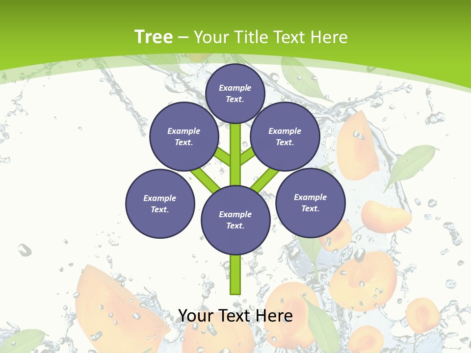 Napkin Sweet Tart PowerPoint Template