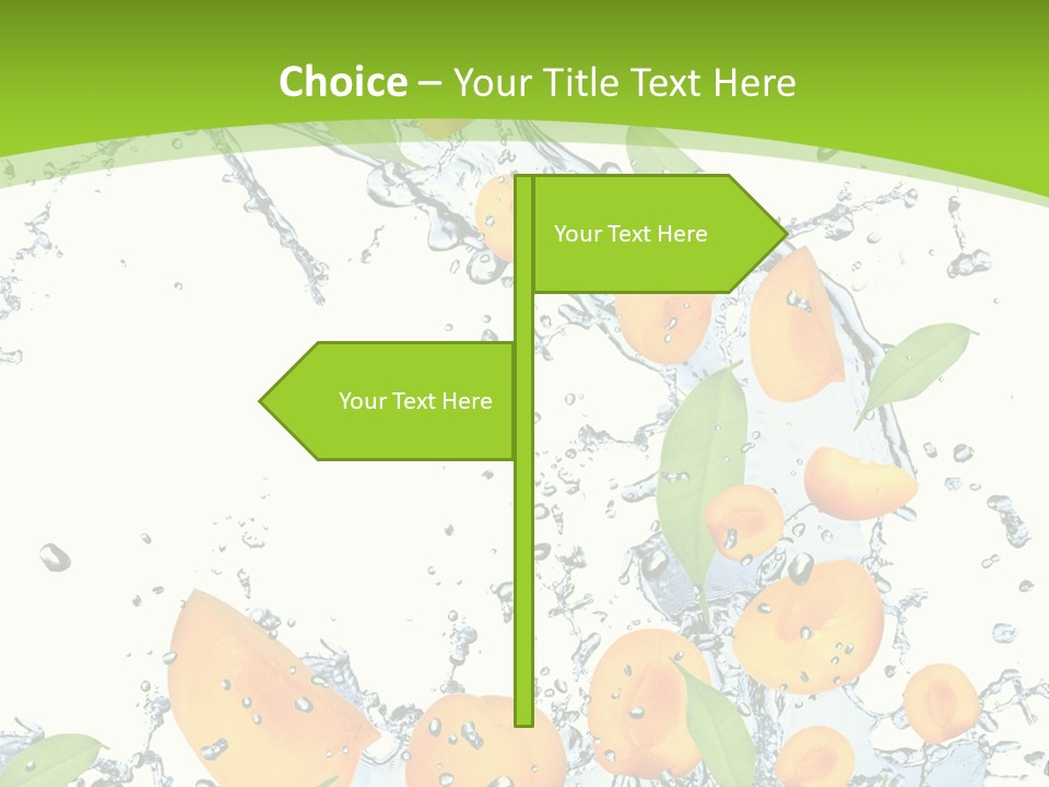 Napkin Sweet Tart PowerPoint Template