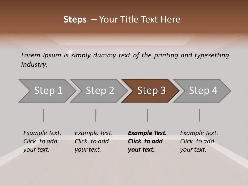 Illustration Empty Modern PowerPoint Template