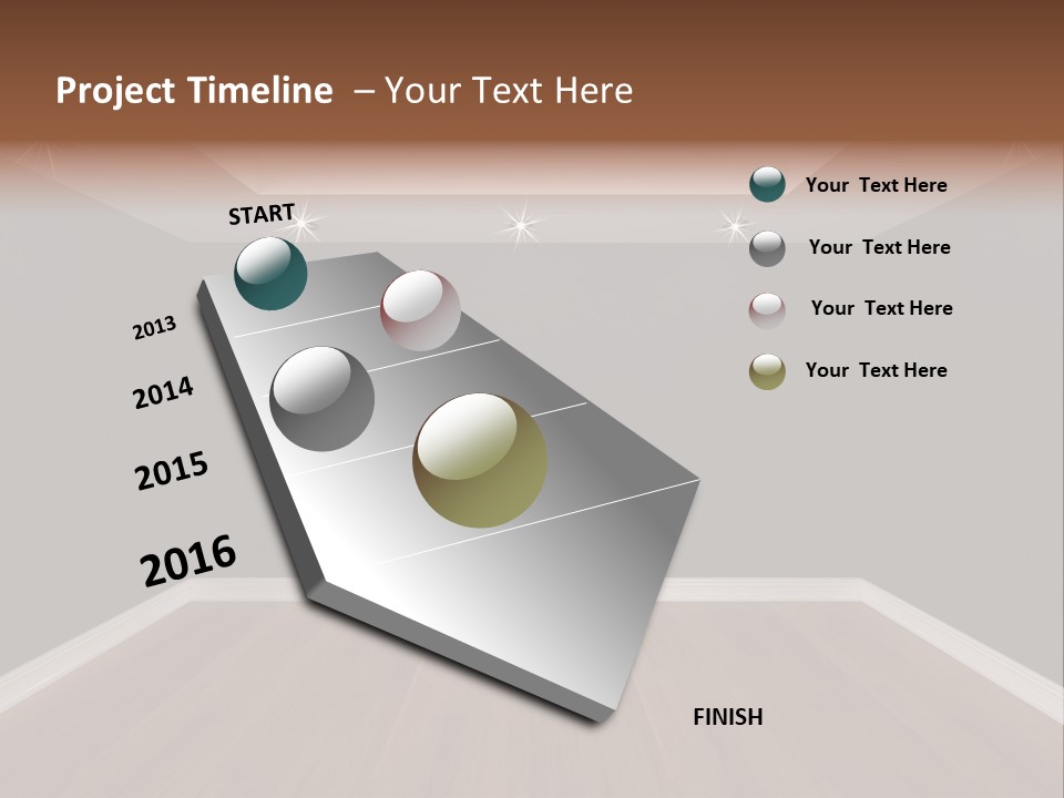 Illustration Empty Modern PowerPoint Template