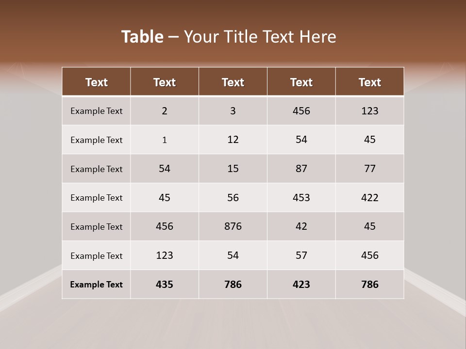 Illustration Empty Modern PowerPoint Template