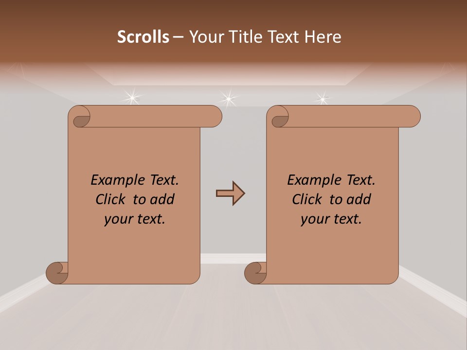 Illustration Empty Modern PowerPoint Template