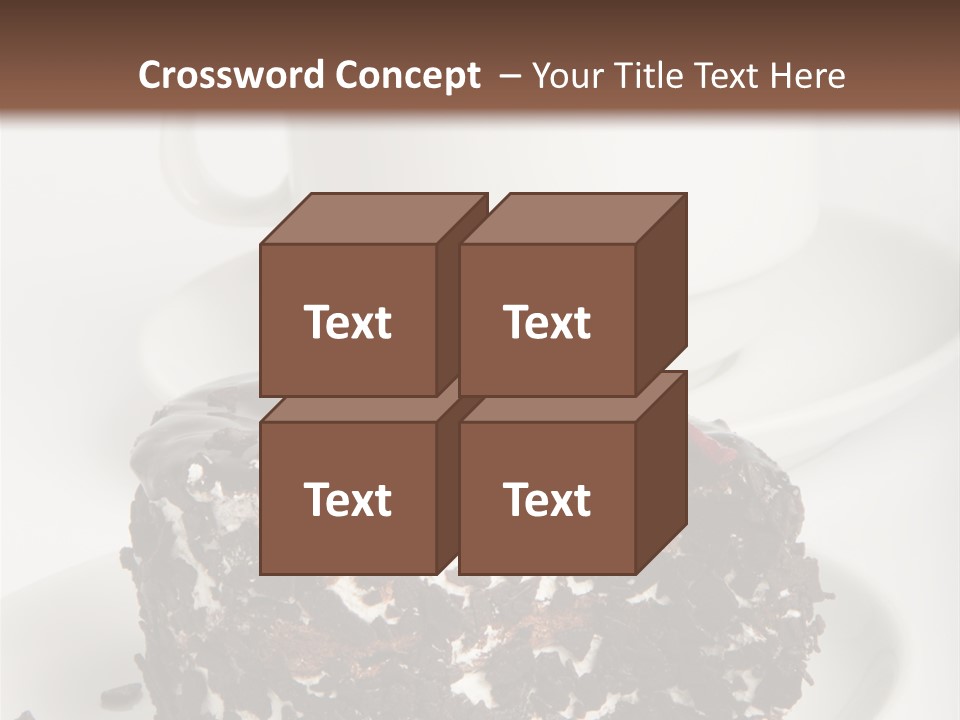 Birthday Food Cup PowerPoint Template