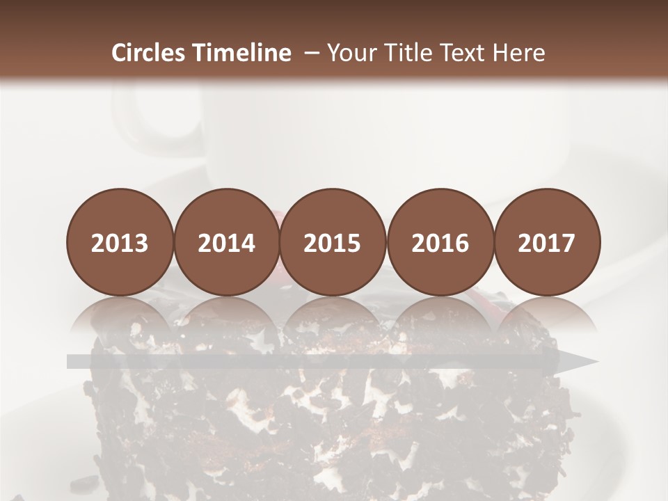 Birthday Food Cup PowerPoint Template