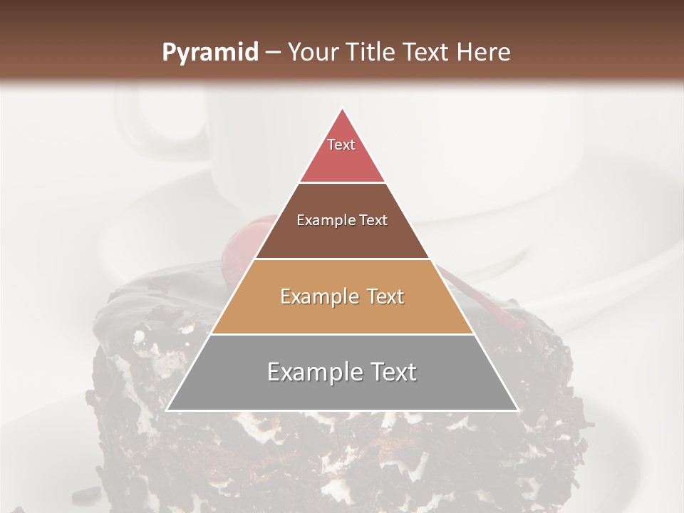 Birthday Food Cup PowerPoint Template