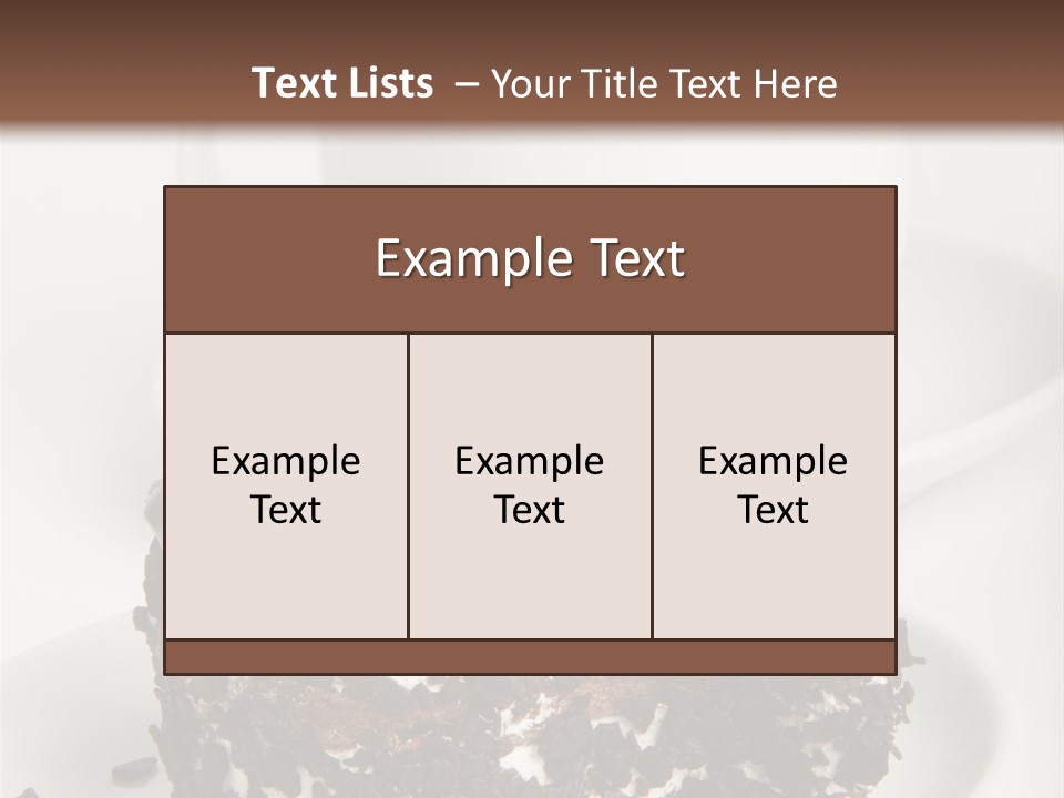 Birthday Food Cup PowerPoint Template